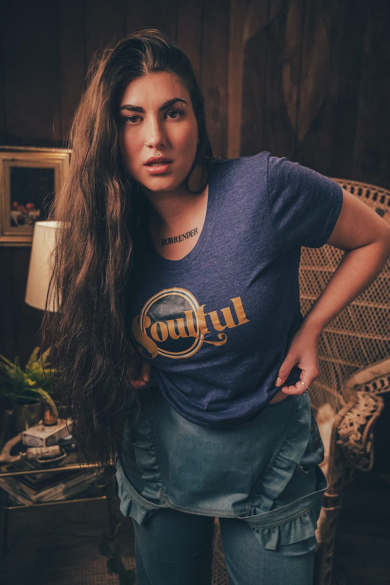 Soul Sister since '69 - Soulful t shirt Navy Blue