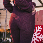 dark mulberry coloured onesie