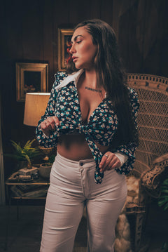 Soul Sister since 1969 - Daisy cropped Blouse