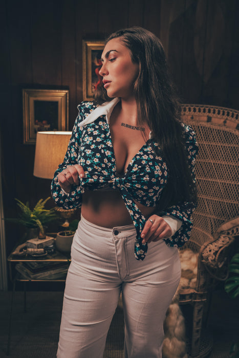 Soul Sister since 1969 - Daisy cropped Blouse