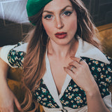 retro inspired dress with a vintage silhouette, featuring classic details and timeless charm for a chic, soulful look