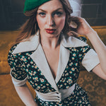 retro inspired dress with a vintage silhouette, featuring classic details and timeless charm for a chic, soulful look