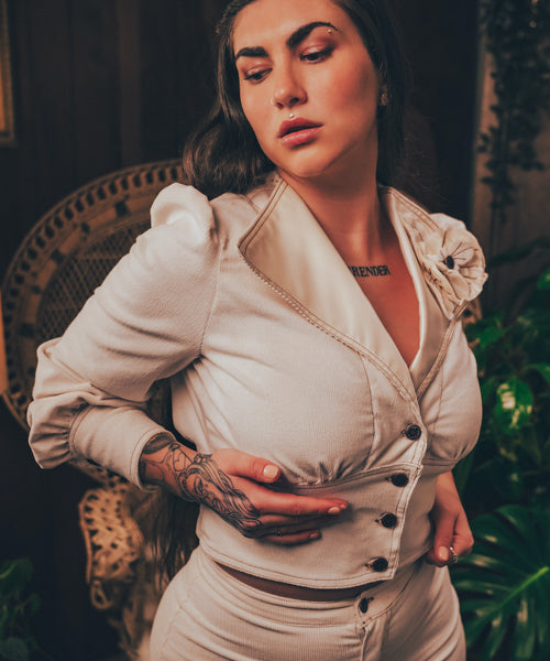 Soul Sister since 1969 - Joan High Rise Bells - Cream Corduroy