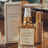 Soul Sister signature perfume  featuring artisanal all natural fragrances with earthy, floral, and spicy notes, crafted for the free spirited, soulful and divine feminine