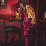 Rebel Bomber  Faux Fur Jacket