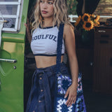 Angie Skirt - Dark Denim