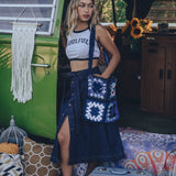 Angie Skirt - Dark Denim