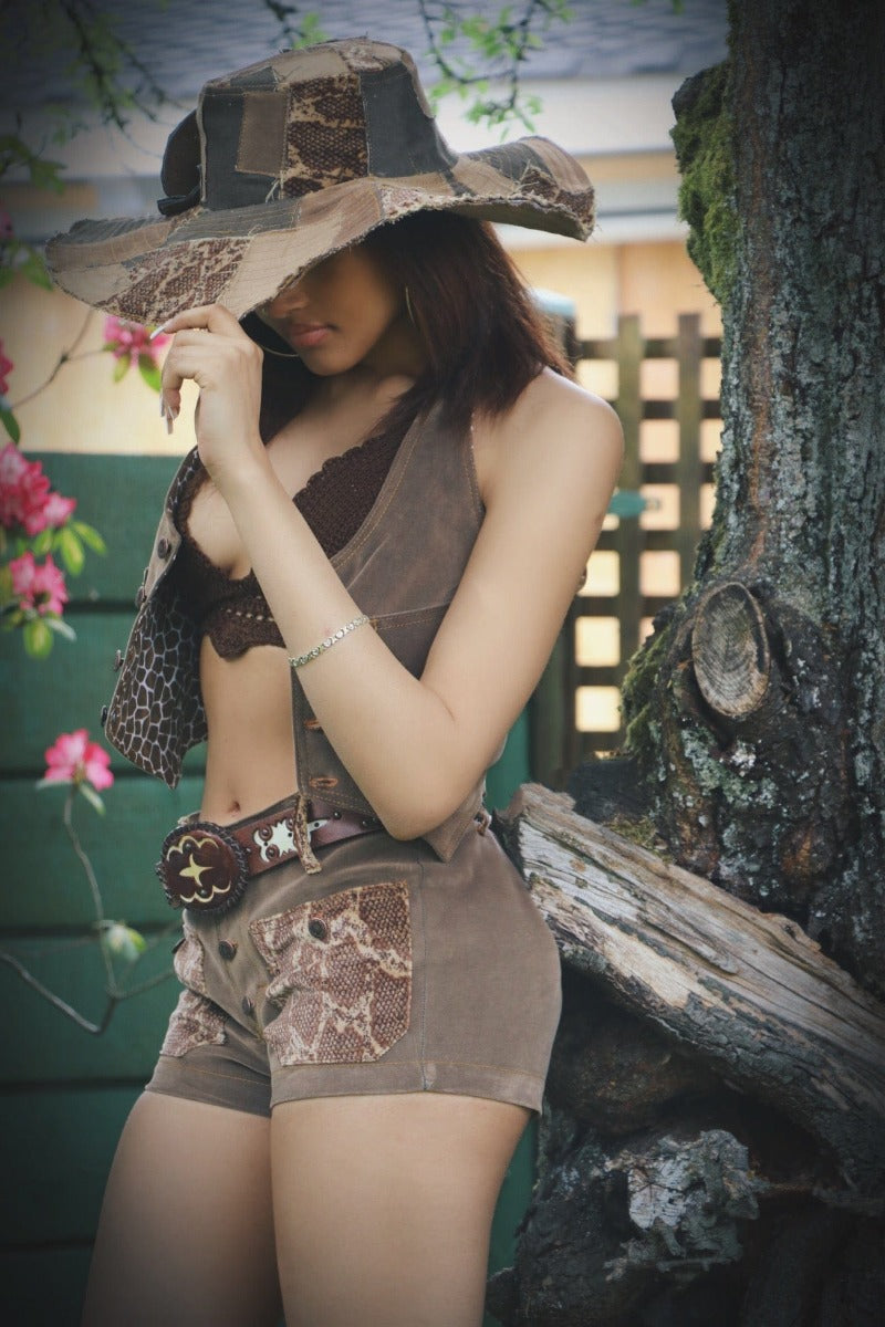 Janice faux suede hipster shorts - Soul Sister since 1969