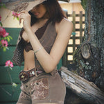 Janice faux suede hipster shorts - Soul Sister since 1969