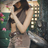 Janice faux suede hipster shorts - Soul Sister since 1969