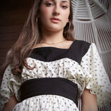 Pretty Polly Tunic - Black & Cream