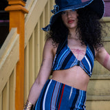 Layla Halter Top - multi stripe - Soul Sister since 1969
