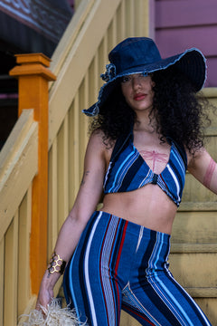Layla Halter Top - multi stripe - Soul Sister since 1969