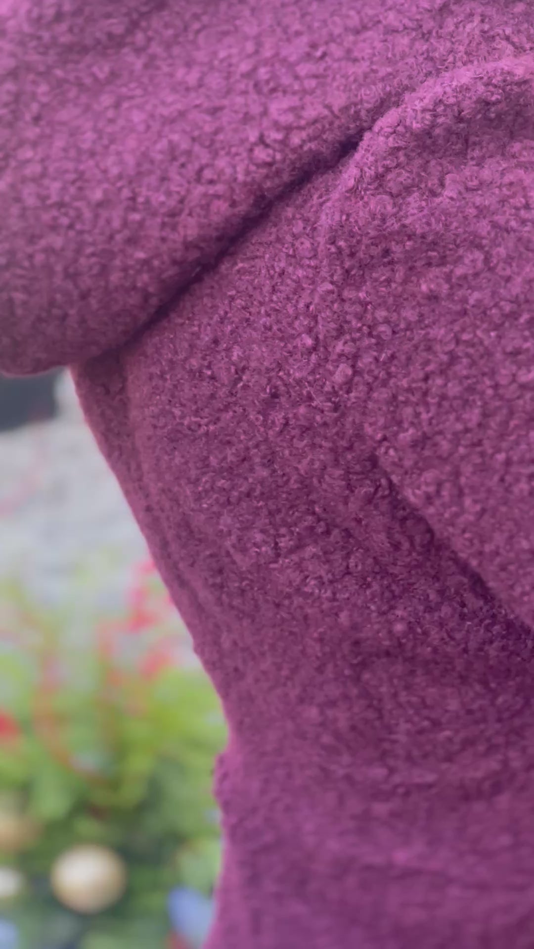 video of a girl in a snow suit with hoodie