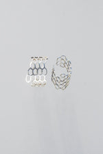 Asymetric Silver ring - Azenya Designs